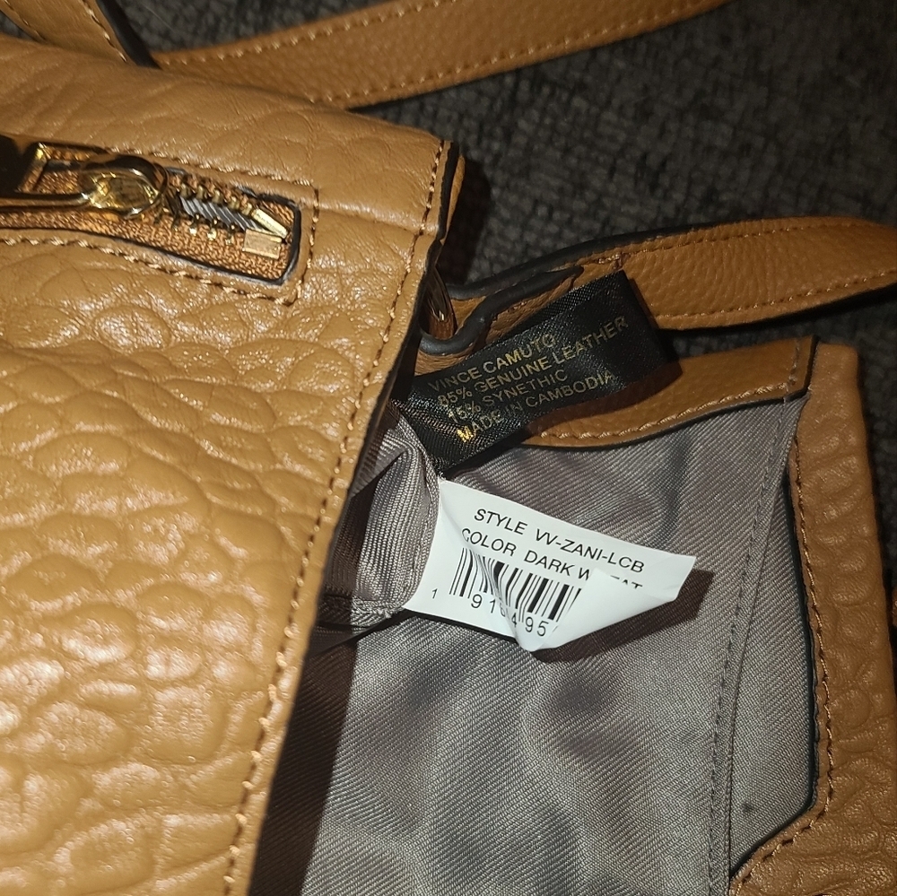 Vince Camuto | VV-Zani-LCB Dark Wheat Crossbody Purse - Picture 5 of 8